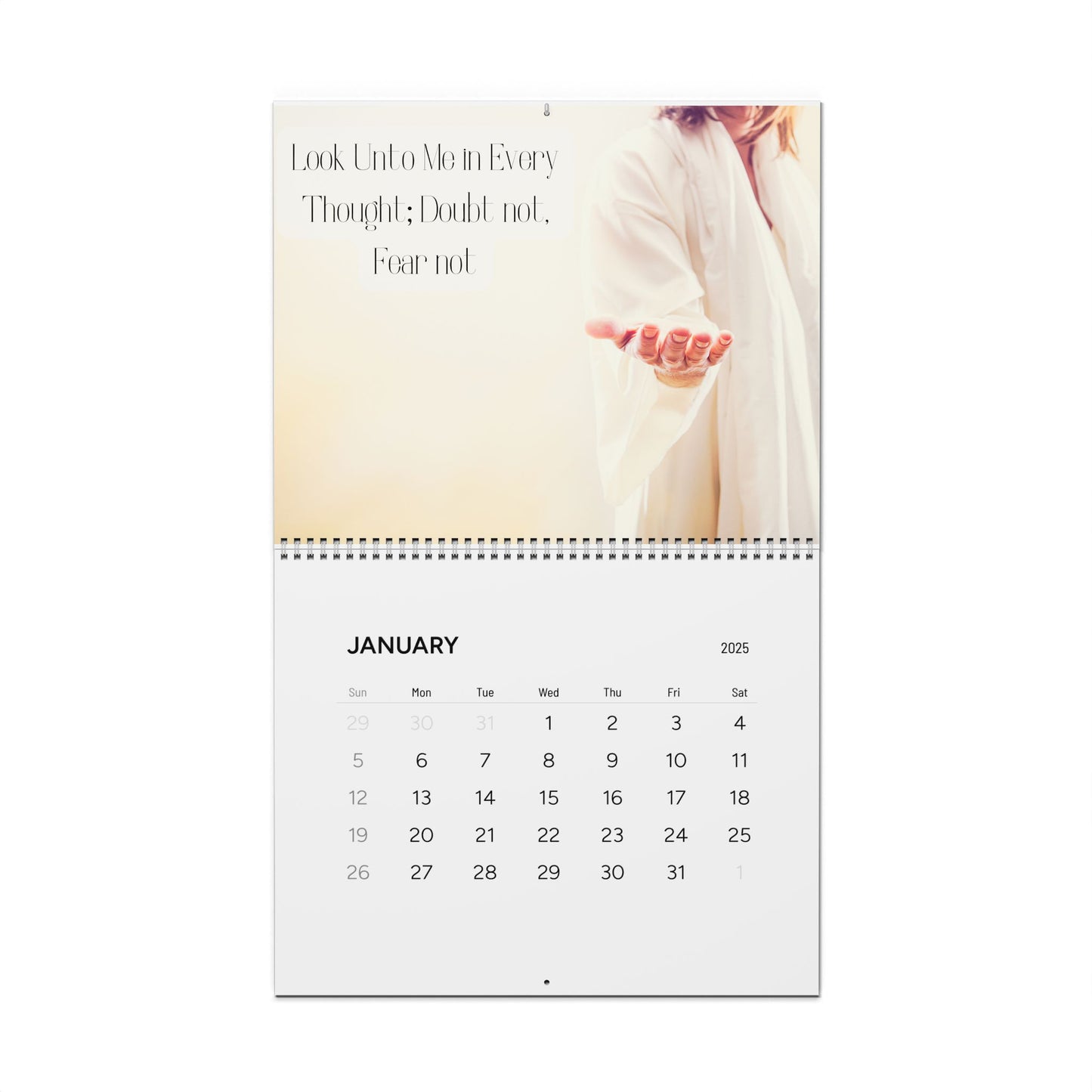 Learn of Me Wall Calendar 2025