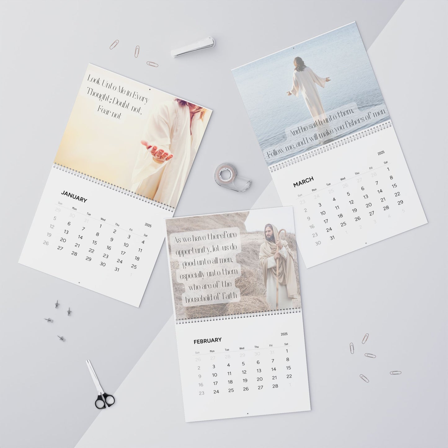 Learn of Me Wall Calendar 2025