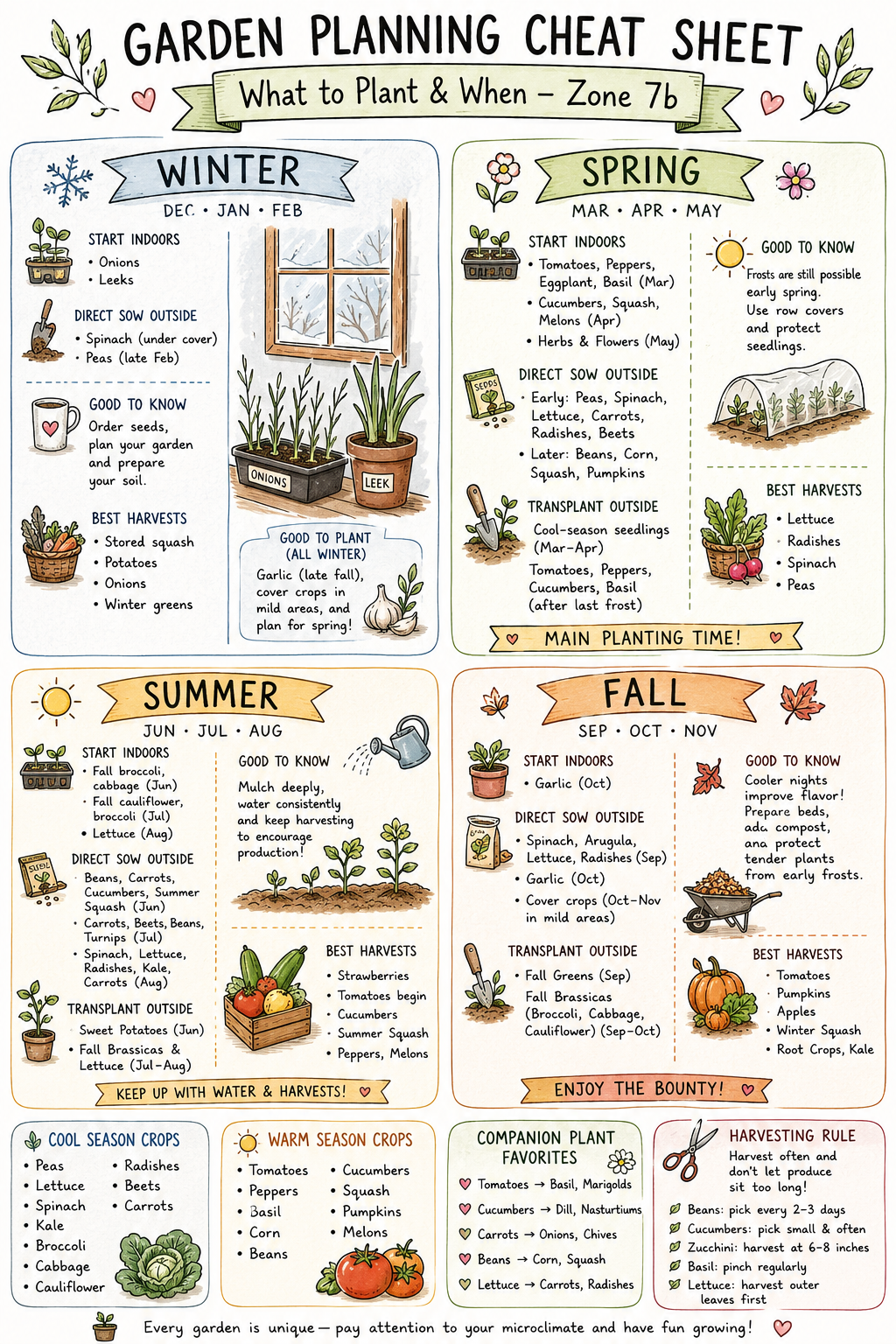 Don't Give Up on Your Garden: What You Can Still Plant in July (Zone 7b)
