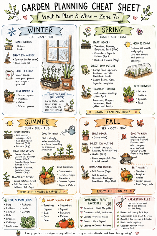 Don't Give Up on Your Garden: What You Can Still Plant in July (Zone 7b)