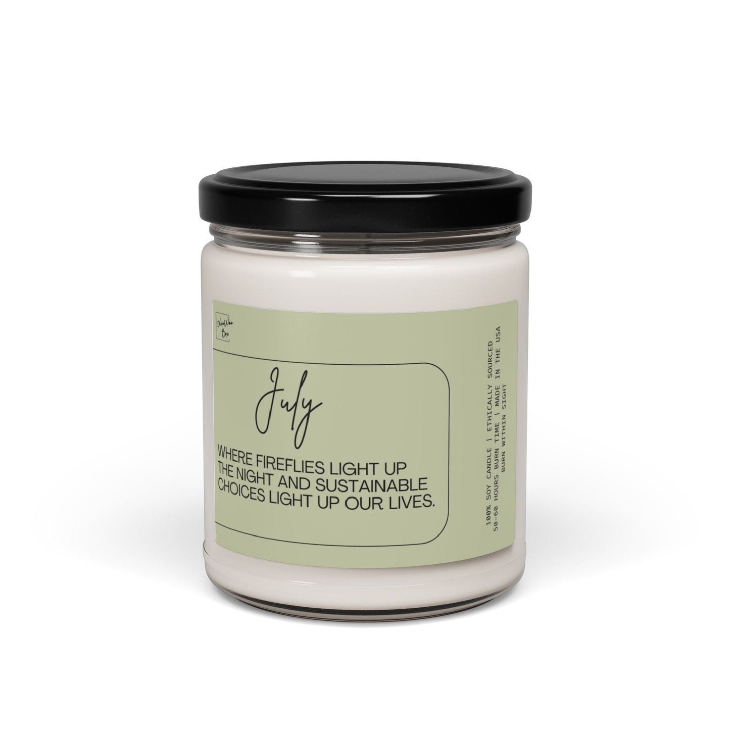 July Scented Soy Candle, 9oz