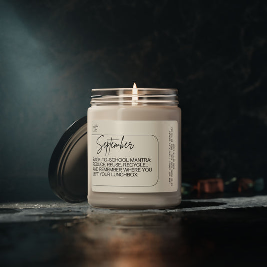 September Scented Soy Candle, 9oz