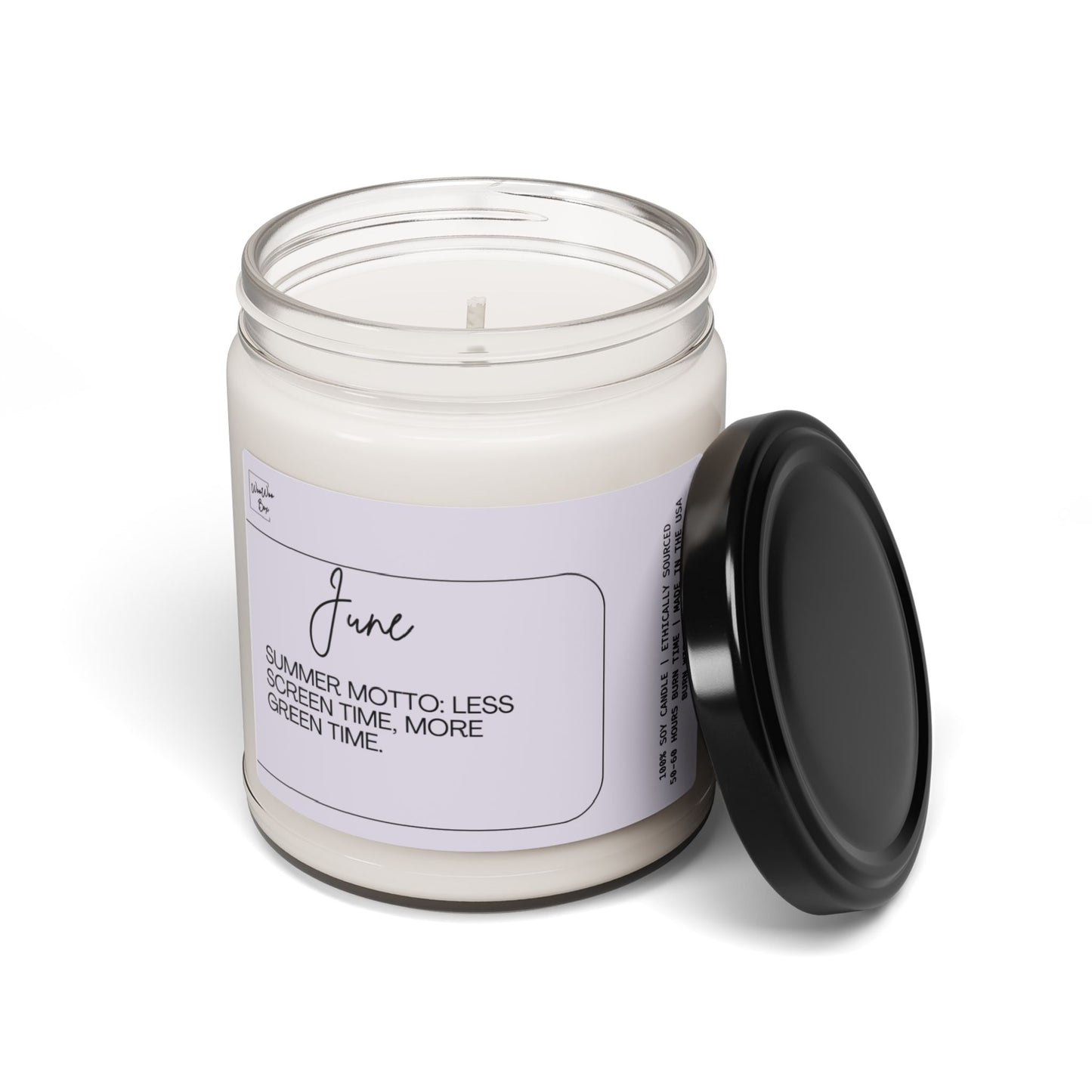 June Scented Soy Candle, 9oz