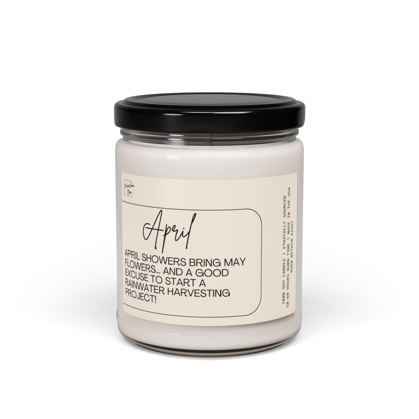 April Scented Soy Candle, 9oz