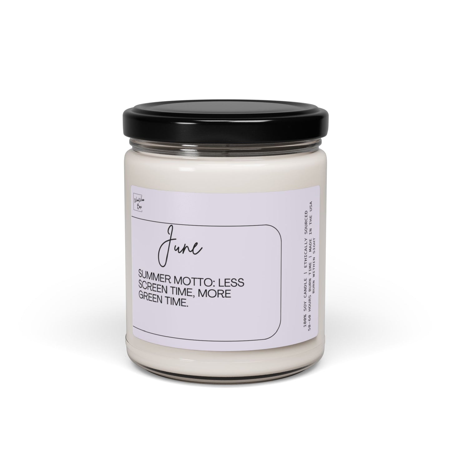 June Scented Soy Candle, 9oz